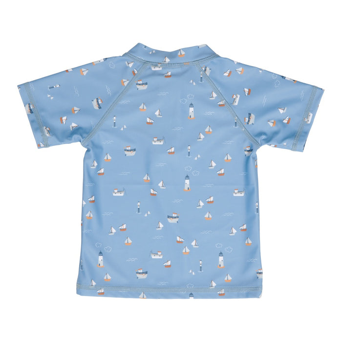 Badeshirt Sailors Bay Dark Blue | Little Dutch