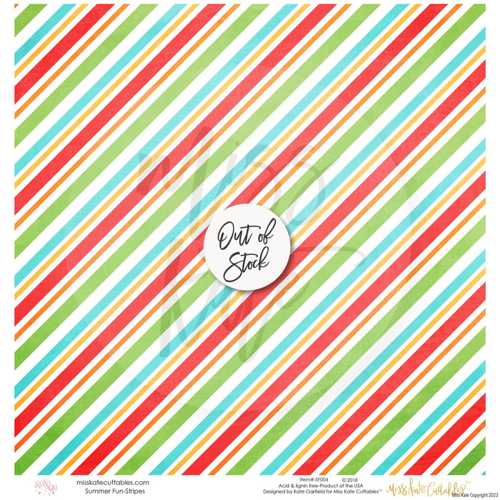 Bargain Bin - Summer Fun Paper Pack 12X12 (Ss)