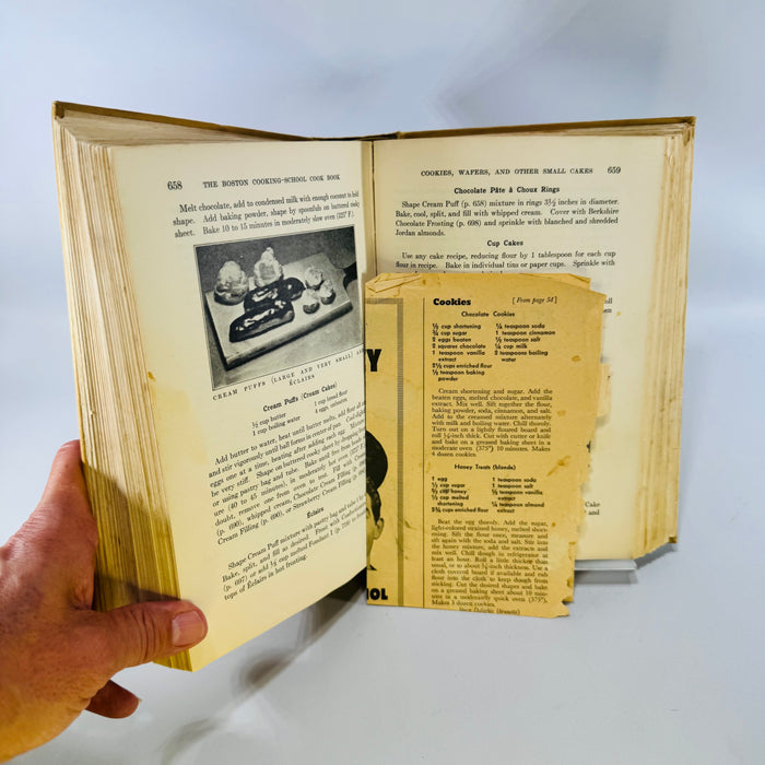 Boston Cooking School Cook Book Fannie Farmer 1930 with Recipes