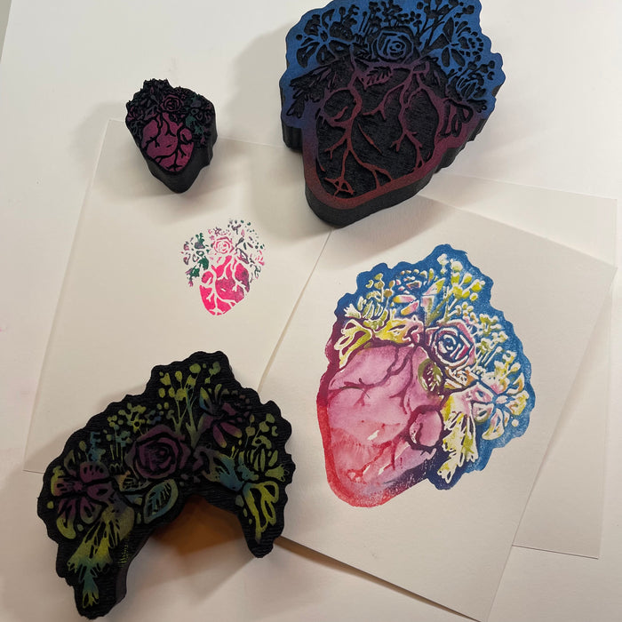 Kae Pea | Heart of an Artist | Foam Stamps - Set of 3