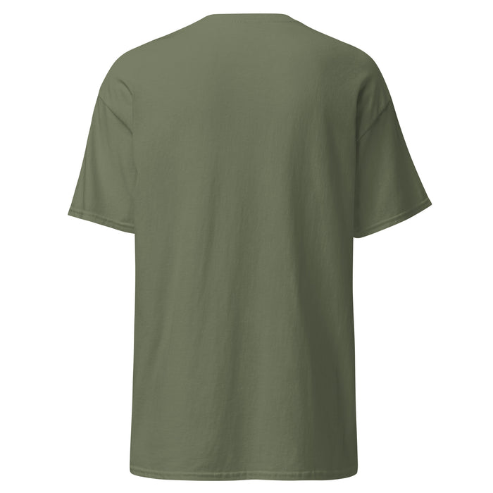 Seven T-Shirt by Katie Van Slyke - Military Green back