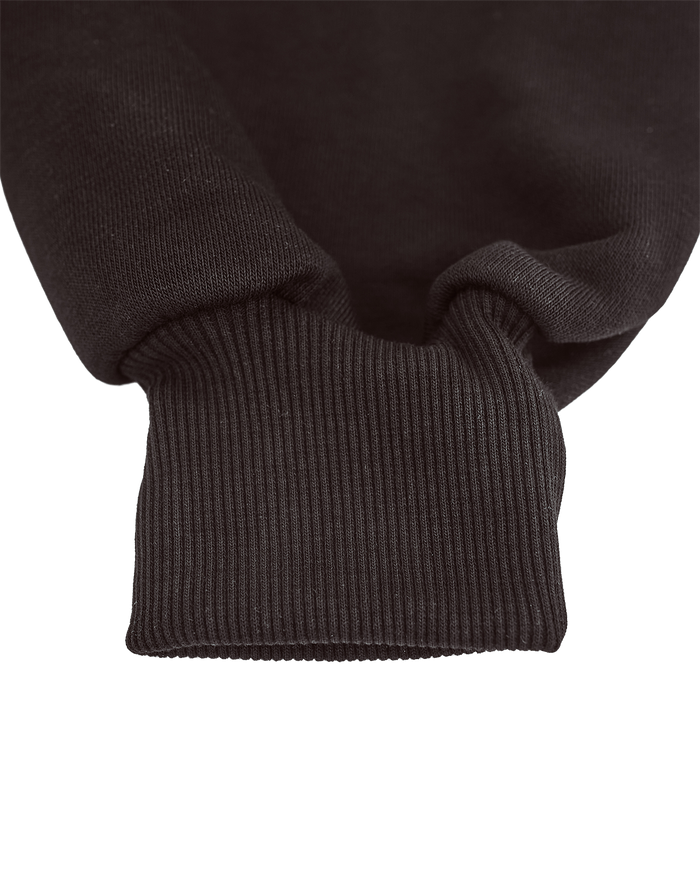Women's oversized CREWNECK sweatshirt UNLEASH WINGS BLACK