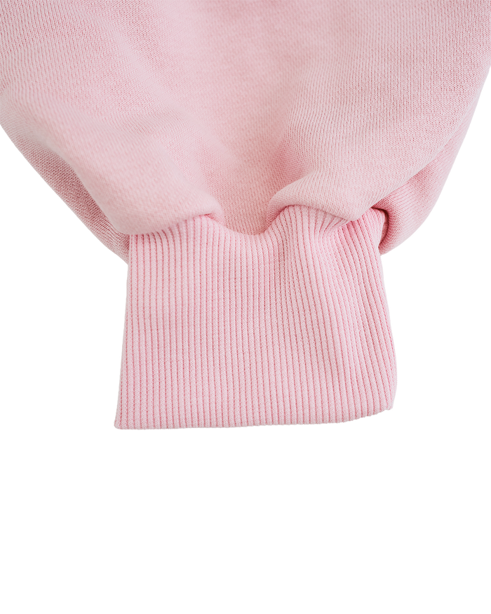 Women's oversized CREWNECK sweatshirt UNLEASH WINGS PINK