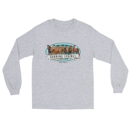 2026 Foals Lineup Long Sleeve T-Shirt by Katie Van Slyke - Sport Grey