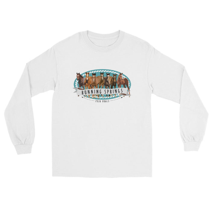 2026 Foals Lineup Long Sleeve T-Shirt by Katie Van Slyke - White