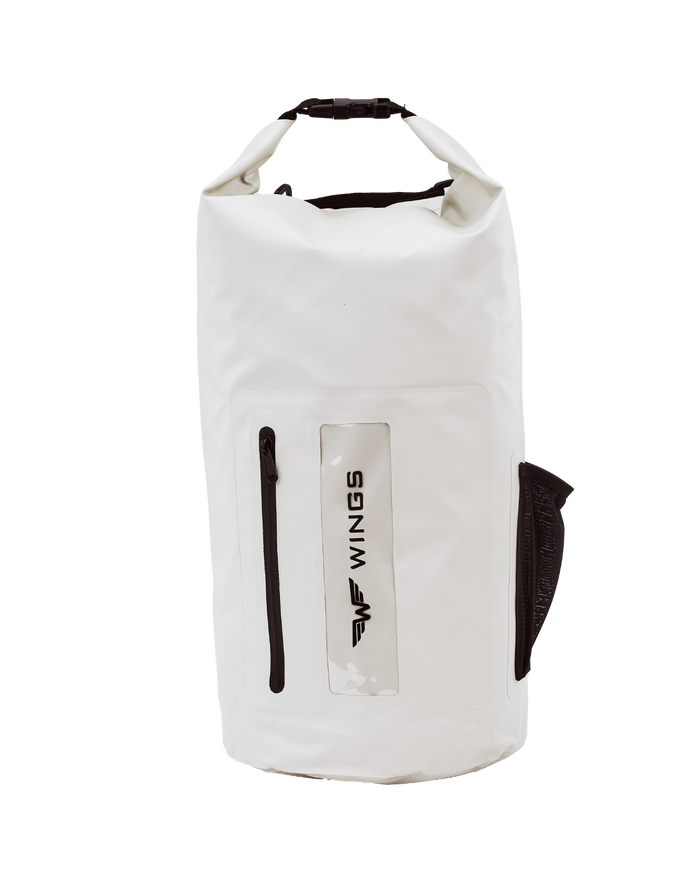Dry Bag 22L z funkcją plecaka BEIGE TRAVEL MUST HAVE