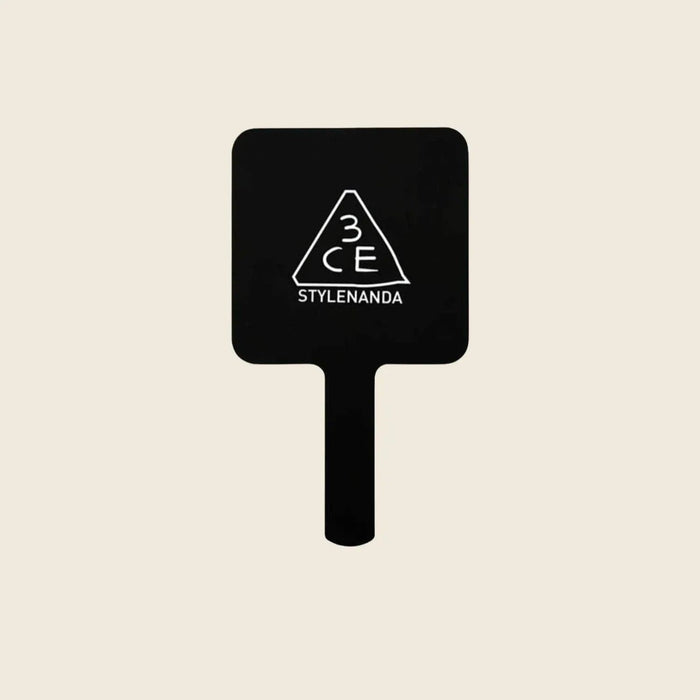 3CE Square Mini Hand Mirror Black 3CE Self-Care