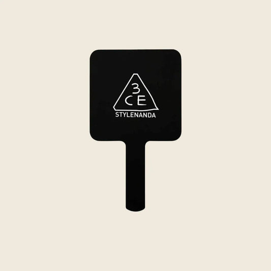 3CE Square Mini Hand Mirror Black 3CE Self-Care
