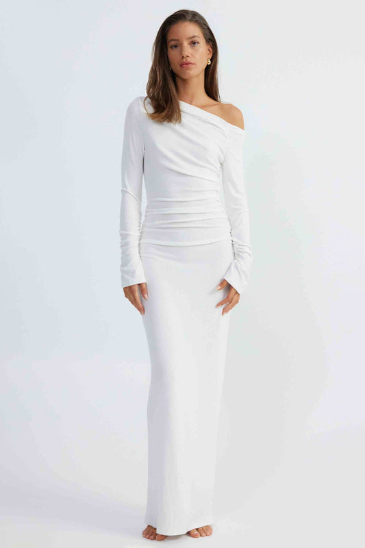 SNDYS Reya Maxi Dress White
