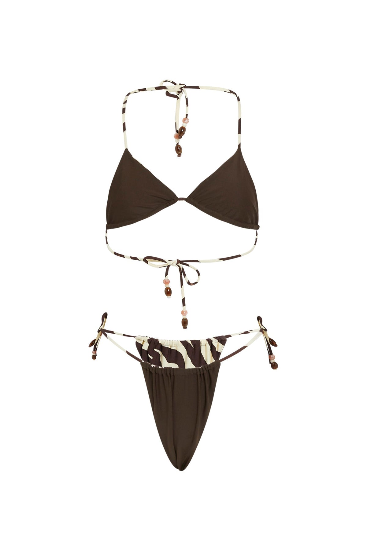 VDM The Label Blair Zebra Reversible Top