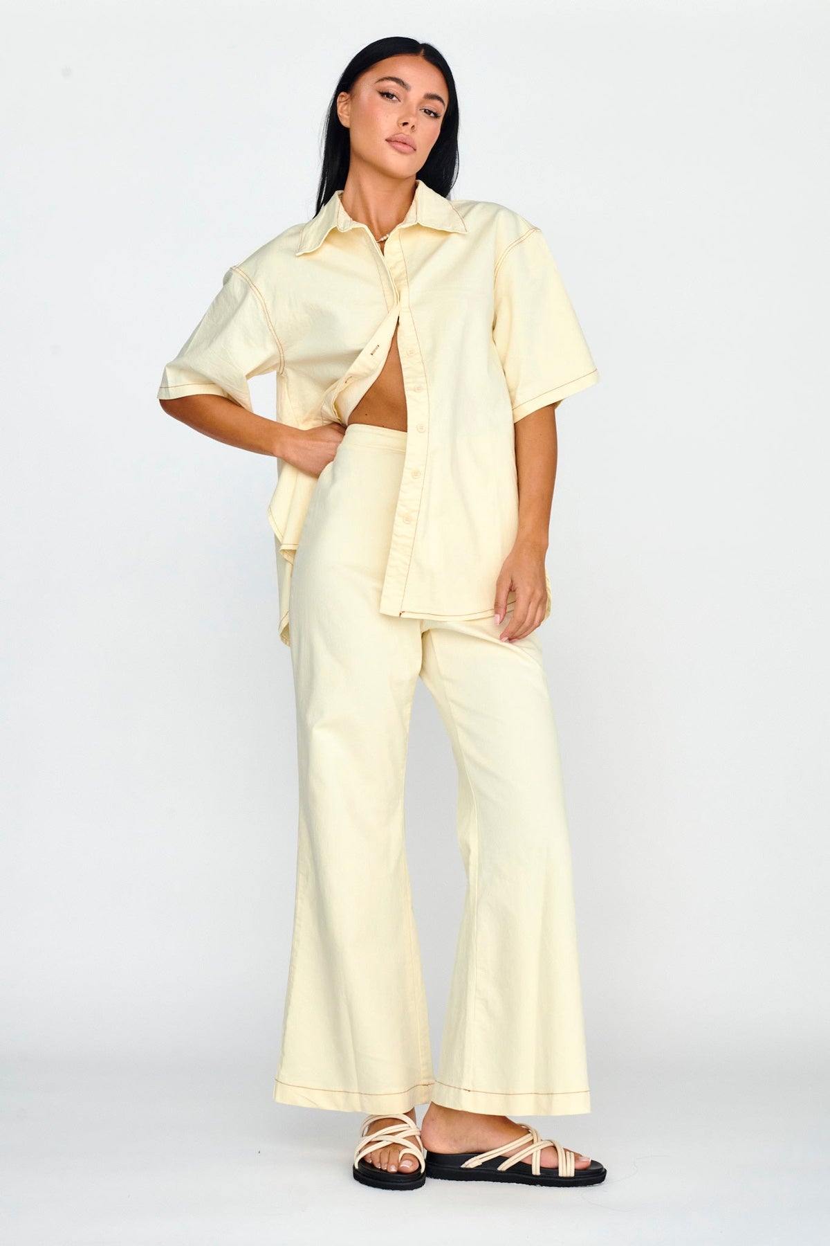 Light Aura Long Pants Buttermilk