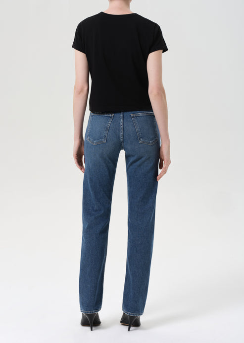 Agolde 90s Pinch Waist Long in Overcast (32" inseam)