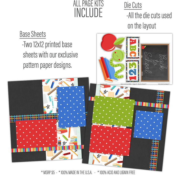 Back to School - Page Kit
