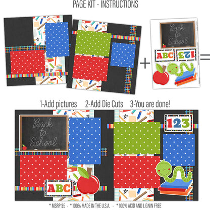 Back to School - Page Kit