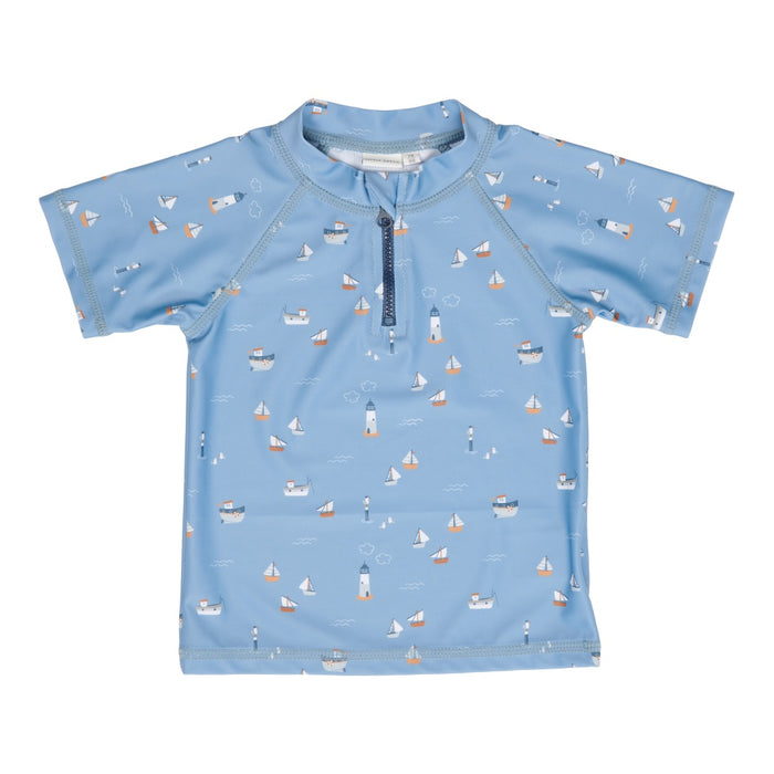 Badeshirt Sailors Bay Dark Blue | Little Dutch