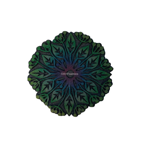 Balzer Designs | Leafy Mandala | Foam Stamp