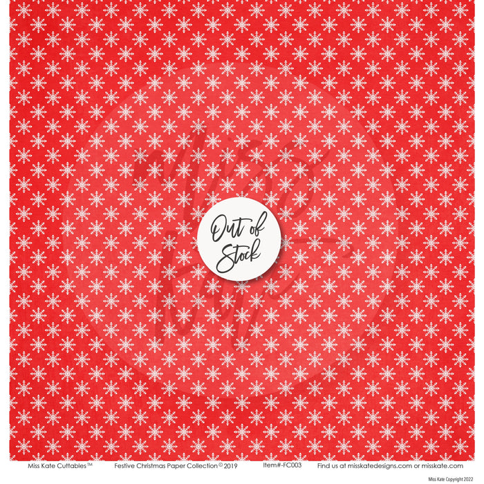 Festive Christmas - Scrapbook Paper & Sticker Kit 12X12 (Ds)