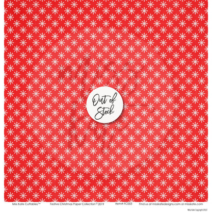 Festive Christmas - Scrapbook Paper & Sticker Kit 12X12 (Ds)
