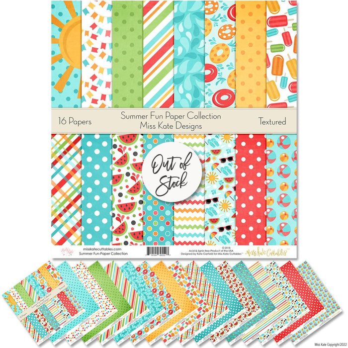 Bargain Bin - Summer Fun Paper Pack 12X12 (Ss)