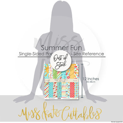 Bargain Bin - Summer Fun Paper Pack 12X12 (Ss)