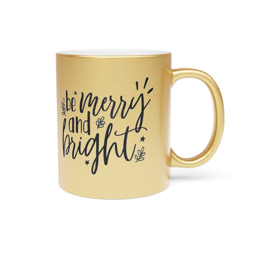 Be Merry Metallic Mug