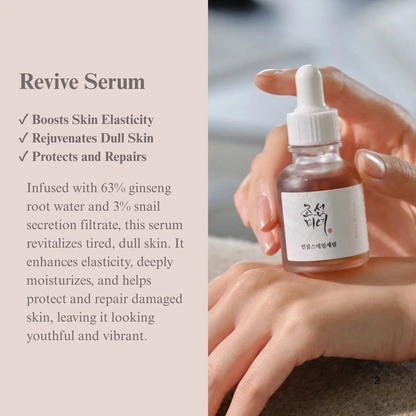 Beauty of Joseon Revive Serum : Ginseng + Snail Mucin 30ml Beauty of Joseon Skin Care