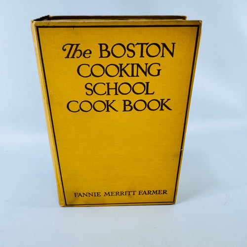 Boston Cooking School Cook Book Fannie Farmer 1930 with Recipes