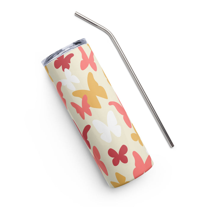 Butterflies Stainless Steel Tumbler