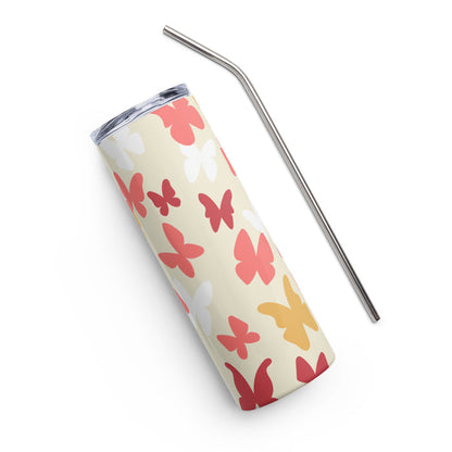 Butterflies Stainless Steel Tumbler