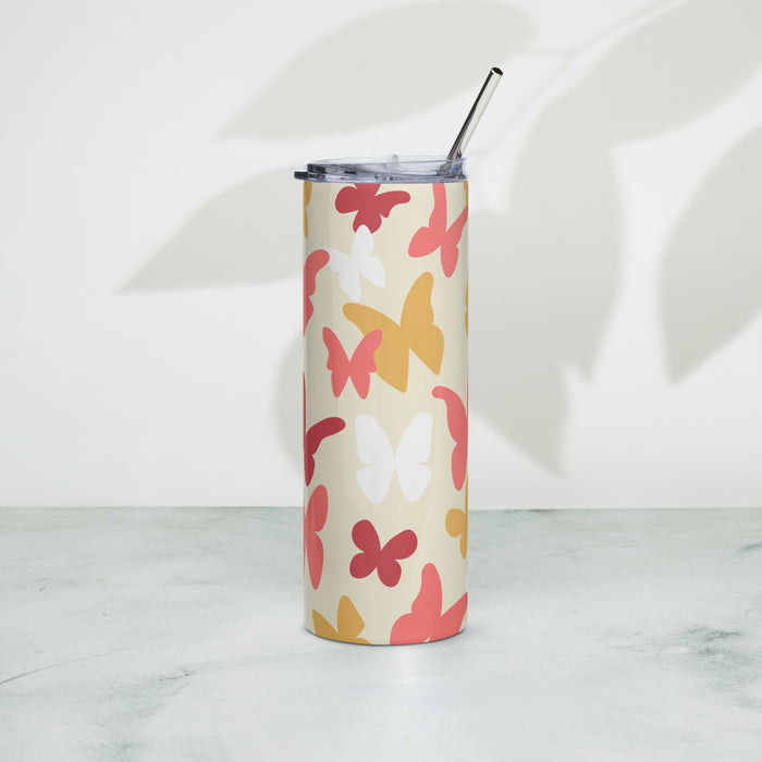 Butterflies Stainless Steel Tumbler