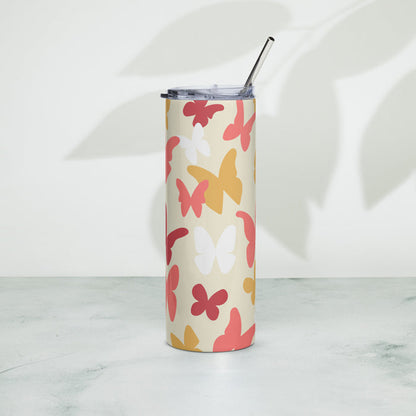 Butterflies Stainless Steel Tumbler