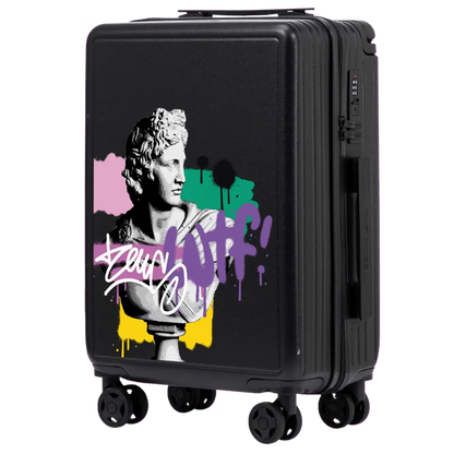 Walizka kabinowa Wings ABS+ 20" Customized BLACK ZEUS customized