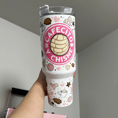 Cafecito Y Chisme 40oz Tumbler Quencher