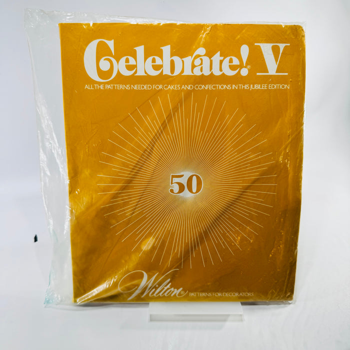 Celebrate! V Wilton 1978 Jubilee Edition Cake Decorating Pattern Book Factory Sealed