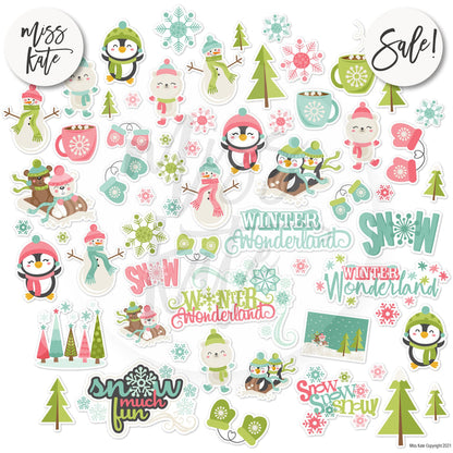 Cold Days - Paper & Sticker Kit 12X12 (Ds)