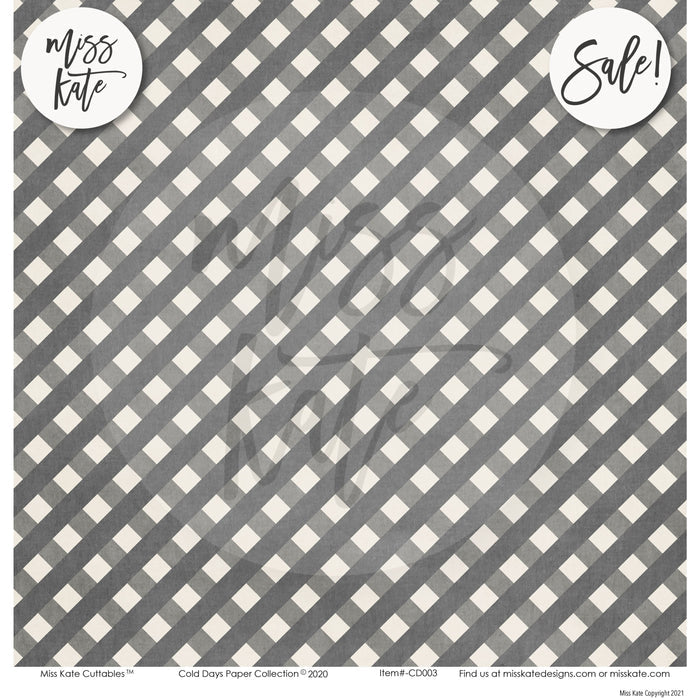 Cold Days - Paper & Sticker Kit 12X12 (Ds)