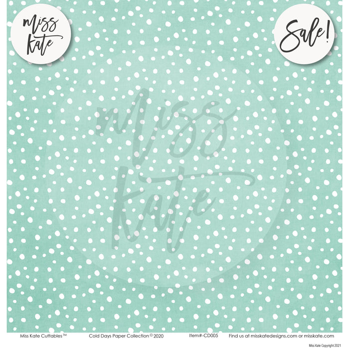 Cold Days - Paper & Sticker Kit 12X12 (Ds)