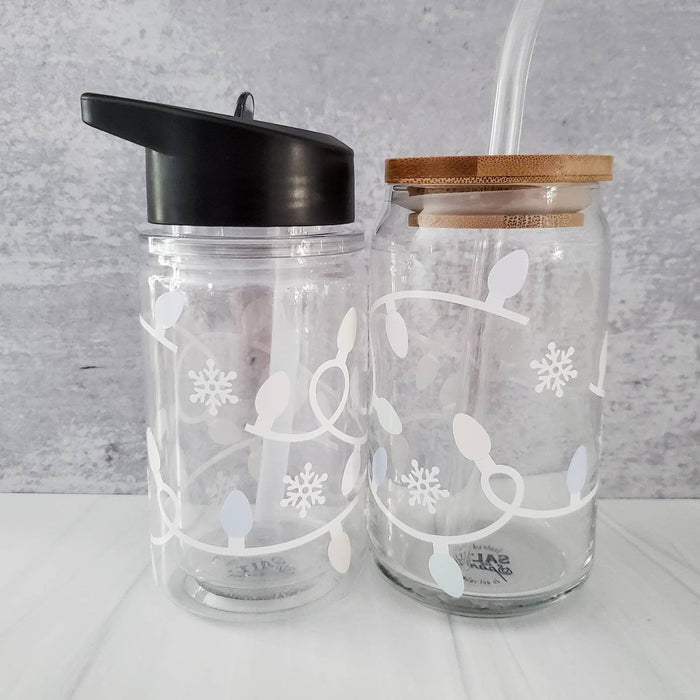 Color Changing Christmas Lights Mommy and Me Matching Cups Salt and Sparkle