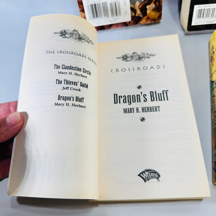 Dragonlance Crossroads Book Lot of 4 Wizards of the Coast Fantasy Paperbacks 2000 to 2003