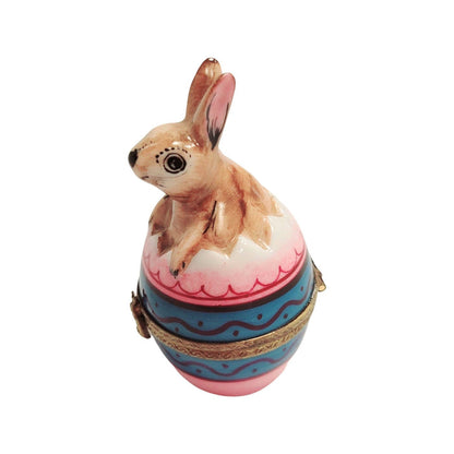 Easter Rabbit Limoges Box Porcelain Limoges rabbit easter French Trinket Box