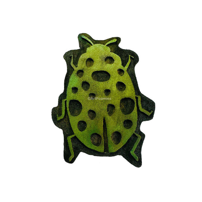Elizabeth St. Hilaire | Spotted Beetle | Foam Stamp