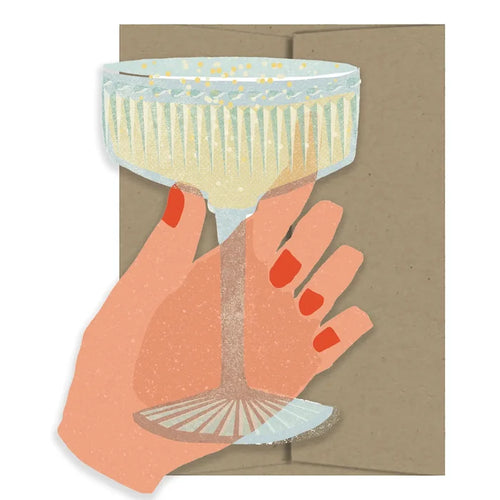 Glass Drink Card