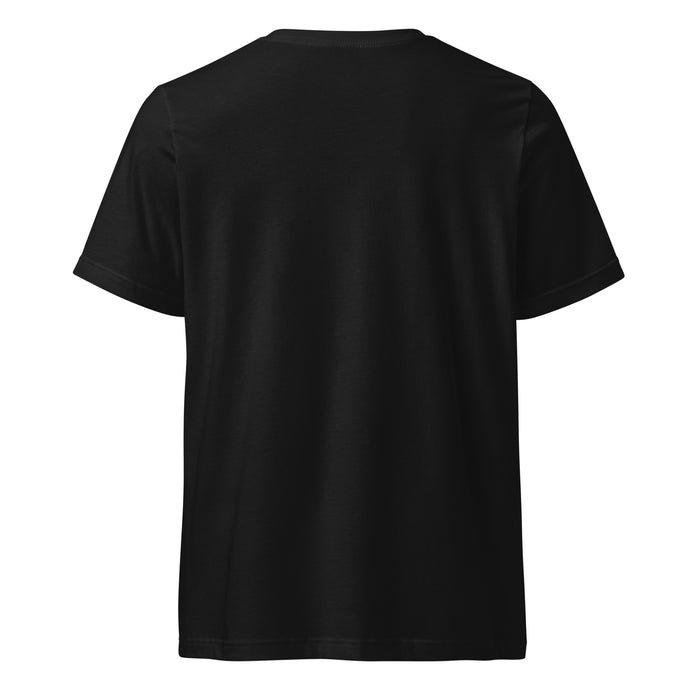 Glenn and Coco V-Neck T-Shirt by Katie Van Slyke - Black back