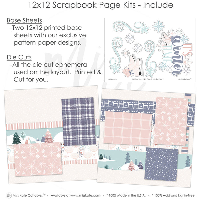 It's Winter Time - Page Kit