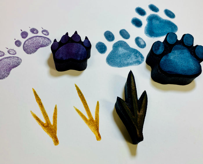 Kae Pea | Animal Tracks | Foam Stamps - Set of 3