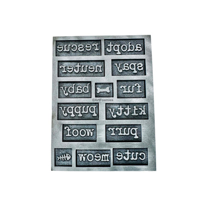 Kae Pea | ArtFoamies Poetry Adoption/Rescue Set A - Set of 14