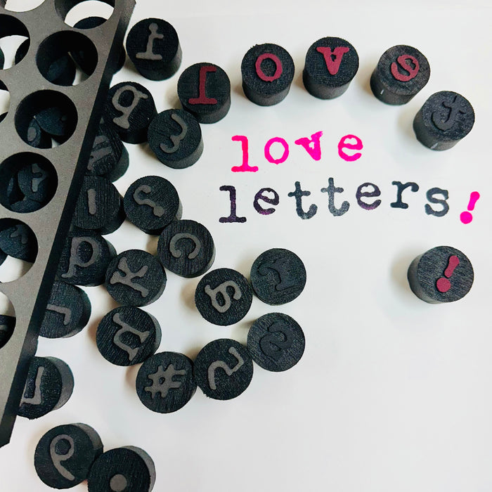Kae Pea | Love Letters | Foam Stamps - Set of 42