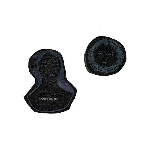 Kae Pea | The Moon and the Maker | Foam Stamps - Set of 2