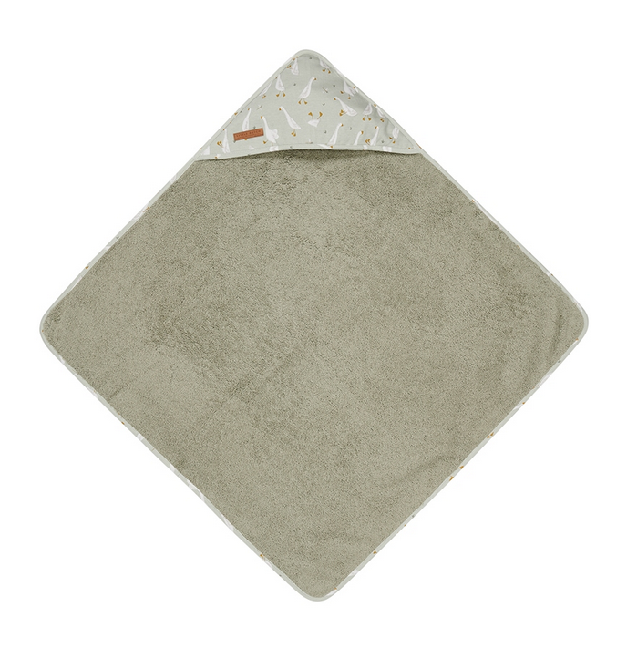 Kapuzenhandtuch Little Goose Mint / Grün | Little Dutch