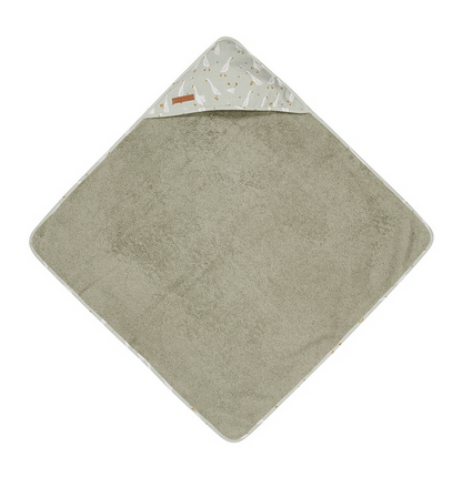 Kapuzenhandtuch Little Goose Mint / Grün | Little Dutch